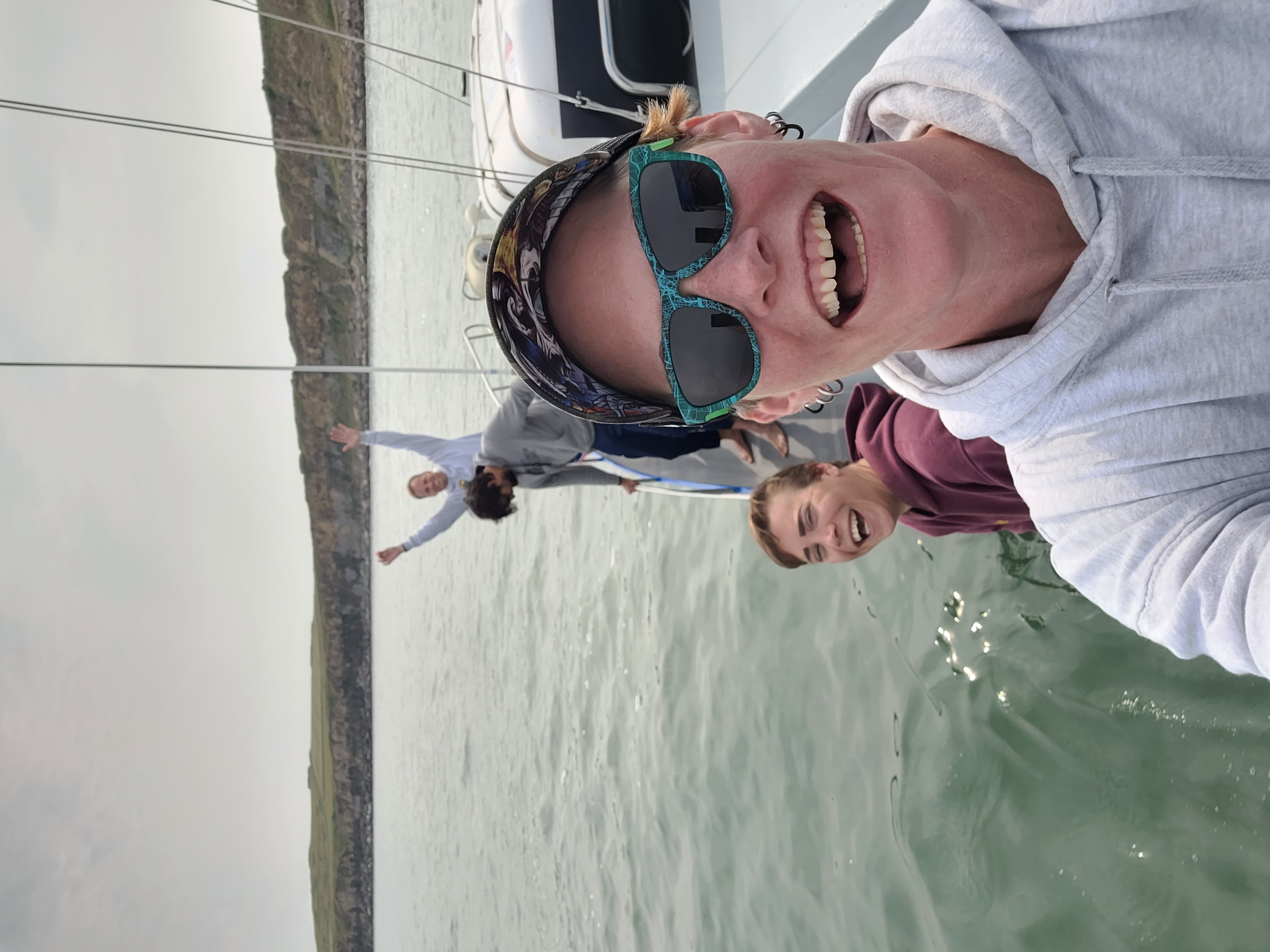 lenny buxton and friends crossing the channel
