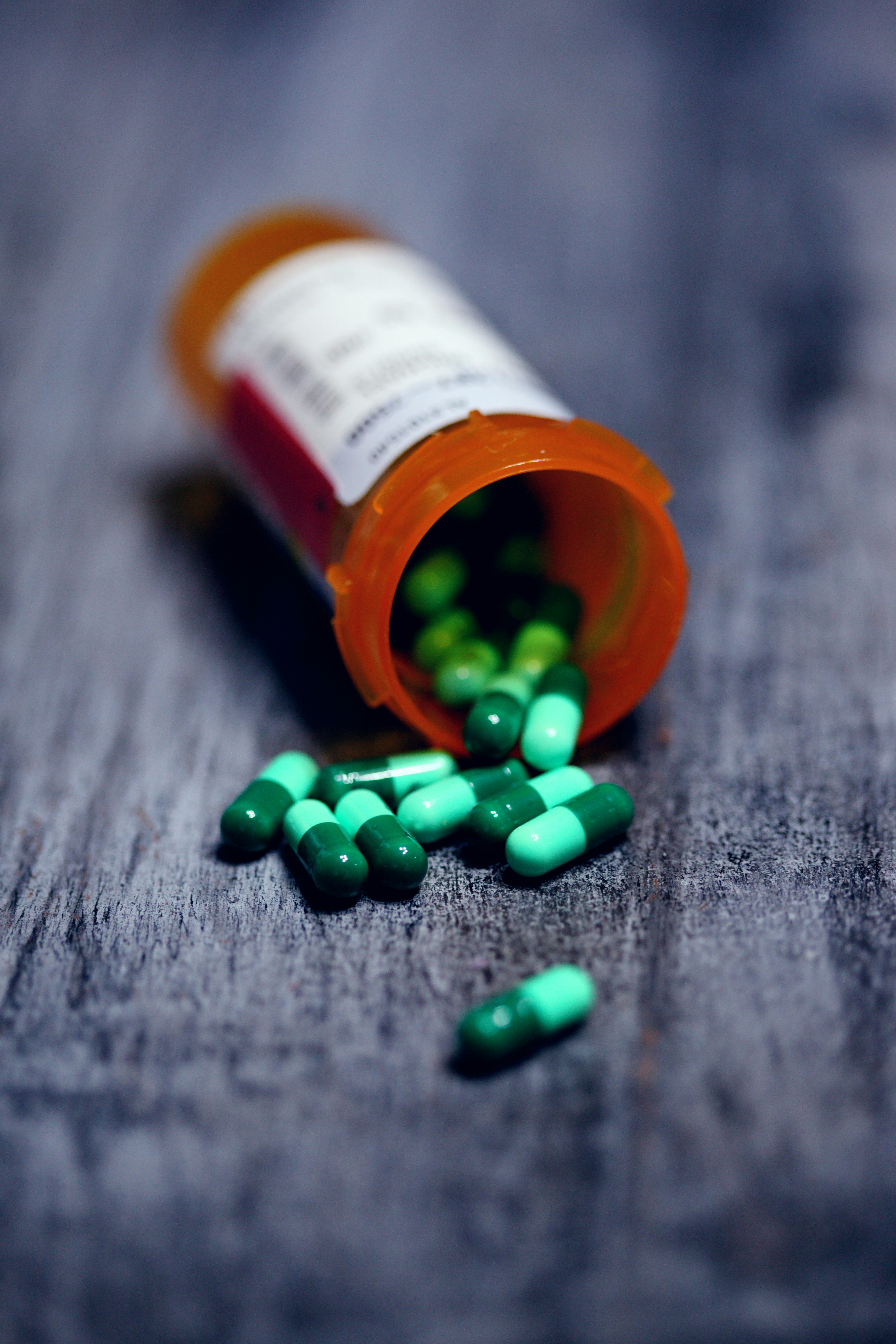 pills spilling from bottle